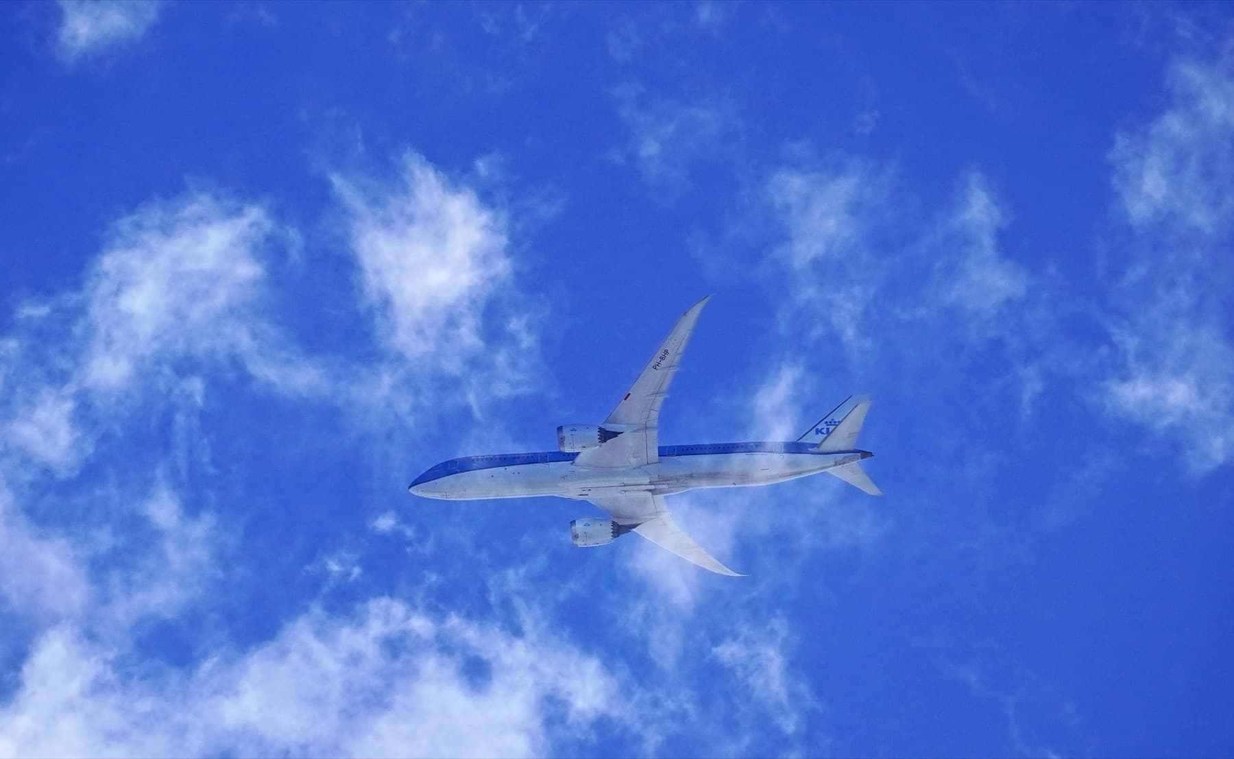 Boeing 787 in flight